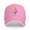 Ethereum Cryptocurrency Baseball Caps Snapback Baseball Hats Breathable Casual Casquette Outdoor Unisex