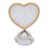 Nail Display Stand Heart Shaped Design Fashion Elegant   Glossy   Double Sided Nail Tip Holder for Nail Beauty