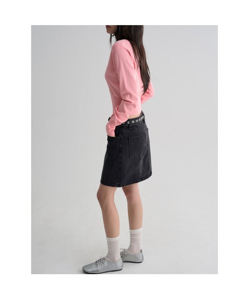 8SECONDS V-Neck Ribbon Pullover - Pink