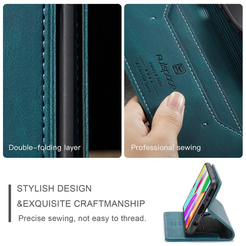 For Samsung Galaxy A41 Case Wallet Magnetic Card Flip Cover For Galaxy A40 Case Luxury Leather Phone Cover Stand With Holder