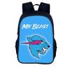 Mr Beast Lightning Cat Rucksack Für Studenten Und Outdoor-Nutzung Nylon Kreatives Muster