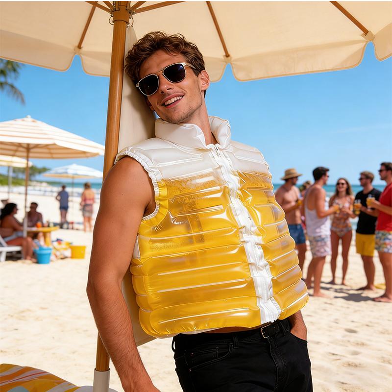Xiaomi Leak-proof Beer-filled Cooler Vest Transparent Beer Drinking Jacket For Pools Parties Festivals Hilarious Gag Gift Portable