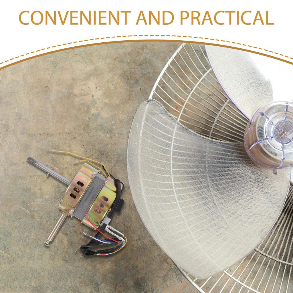 Remote Control Fan Motor Replacement for Wall Mounted Electric Fans Adjustable Speed Rotation Angle Steel Iron Construction Easy