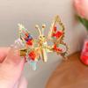 Moving Butterfly Hairpin Hanfu Fringe Hairpin Ancient Style Headdress Internet Celebrity Girl Side Clip Top Clip Bangs Clip