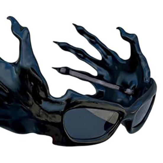 Monsters Hands Sunglasses Novelty Futuristic Sunglasses Lightweight Funny Hands Glasses with UV400 Mirror Lenses Gift for Men Women