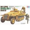 Tamiya 1/35 Military Miniature Series No.195 German Army Hanomag Armored Personnel Carrier Type D with Schtzenpanzer Plastic Model 35195