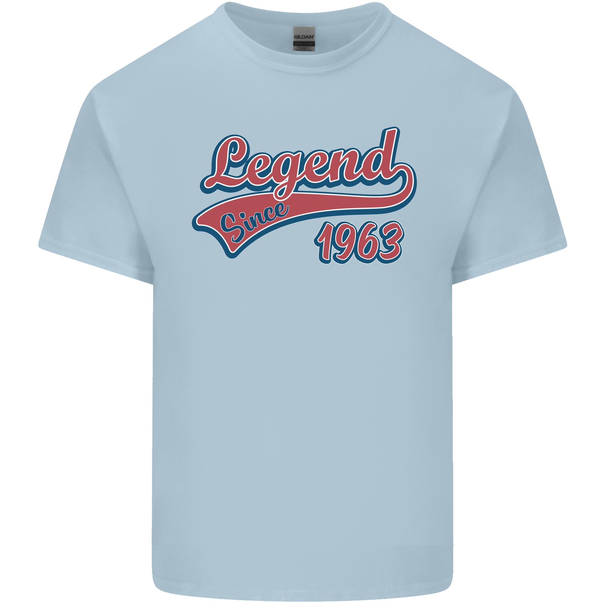Legend Since 63rd Birthday 1963 Unisexs Light Cotton TShirt S