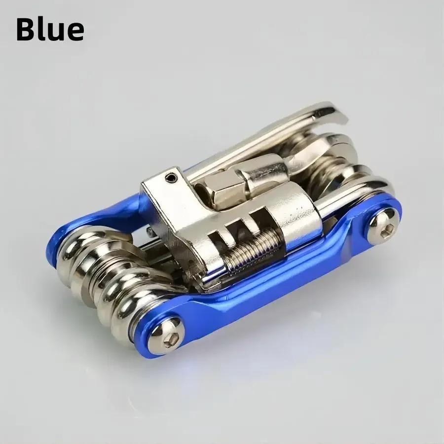 11 in 1 Bicycle Repair Tool Kit - Lightweight Tool Wrench,Chain, Wheel Spoke Multifunction Bicycle Repair Set