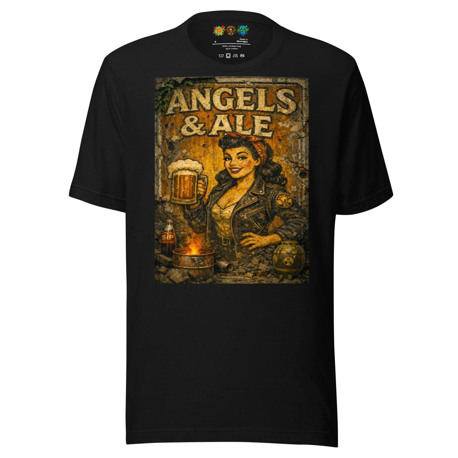 Angels & Ale | Wasteland Gamer T Shirt | Famous 51 & Premium 2XL