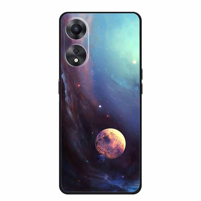 For OPPO A78 5G Case Fashion Silicone Soft TPU Back Cover For Oppo A58 A58X 5G OPPOA78 5G Phone Cases Shockproof CPH2483 Fundas