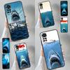 Jaws 1975 Movie Poster Case For Xiaomi Redmi 12 12C 13C 10C 9C Redmi Note 13 12 9 10 11 Pro 9S 10S 11S 12S Cover