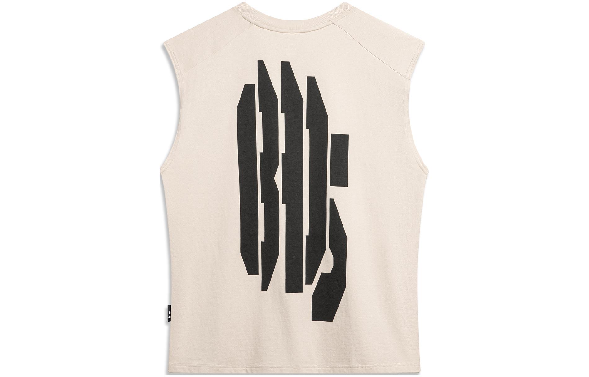 Li Ning BADFIVE Tank Top Men s Sand Gravel Gray AVSU443-1 L