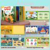 Educational Sticker Book For Kids With Reusable Puzzles Animals Fruits Dinosaur For Ages 3-6