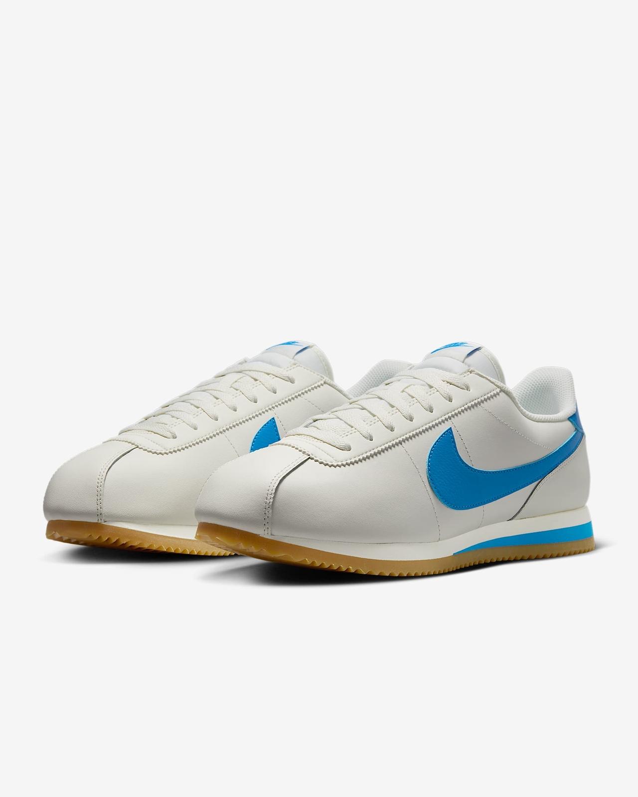 DM4044-112 Nike Cortez Sail Gum Yellow Light Photo Blue (Men s) 10