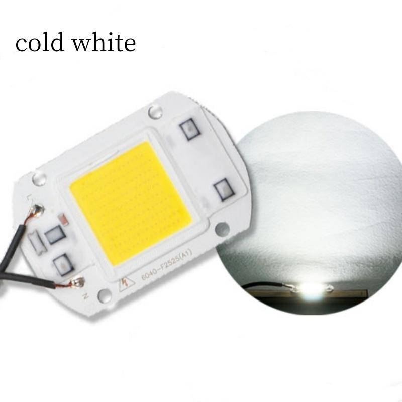 5pcs LED Chip COB lampr 20W 30W 50W AC 110V 220V No Need Driver DIY Flood light Spotlight Cold Warm White Outdoor Lamp Bead