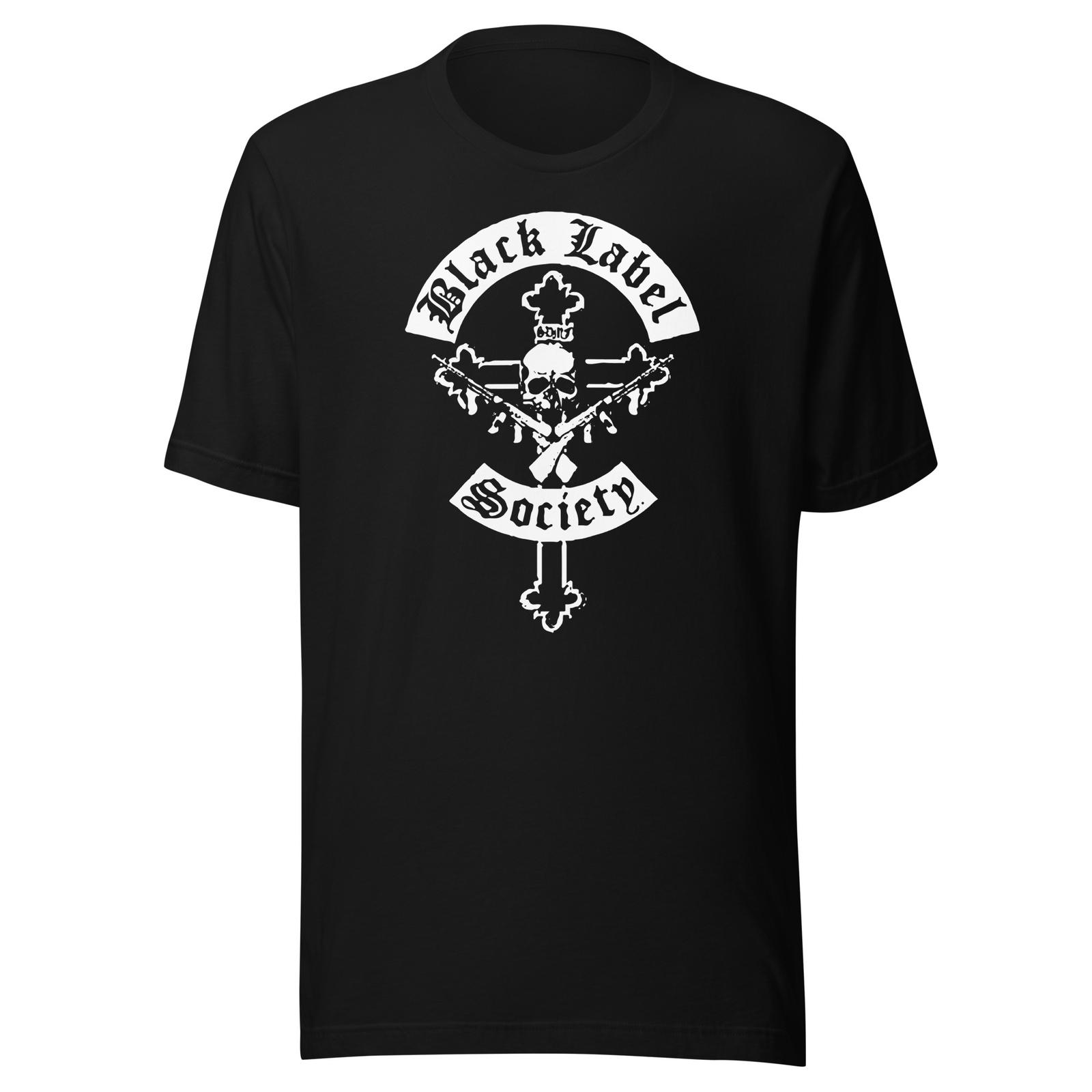 Black Label Society Unisex T-shirt Crucifix Heavy Metal Los Angeles Rock XS5XL XXXXL