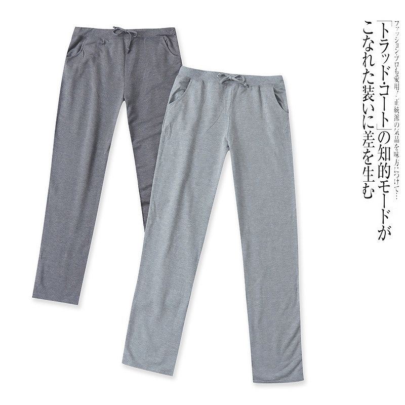 

Export European and American Style Women s Sports Pants, Fashionable Elastic Waist, Solid Color, Loose Fit, Fleece-Lined Casual Straight-Leg Pants Light gray XXS