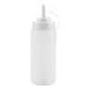 460ml 10pcs   Set Plastic Condiment Dispenser for Sauce Oil Cream Vineger (White)