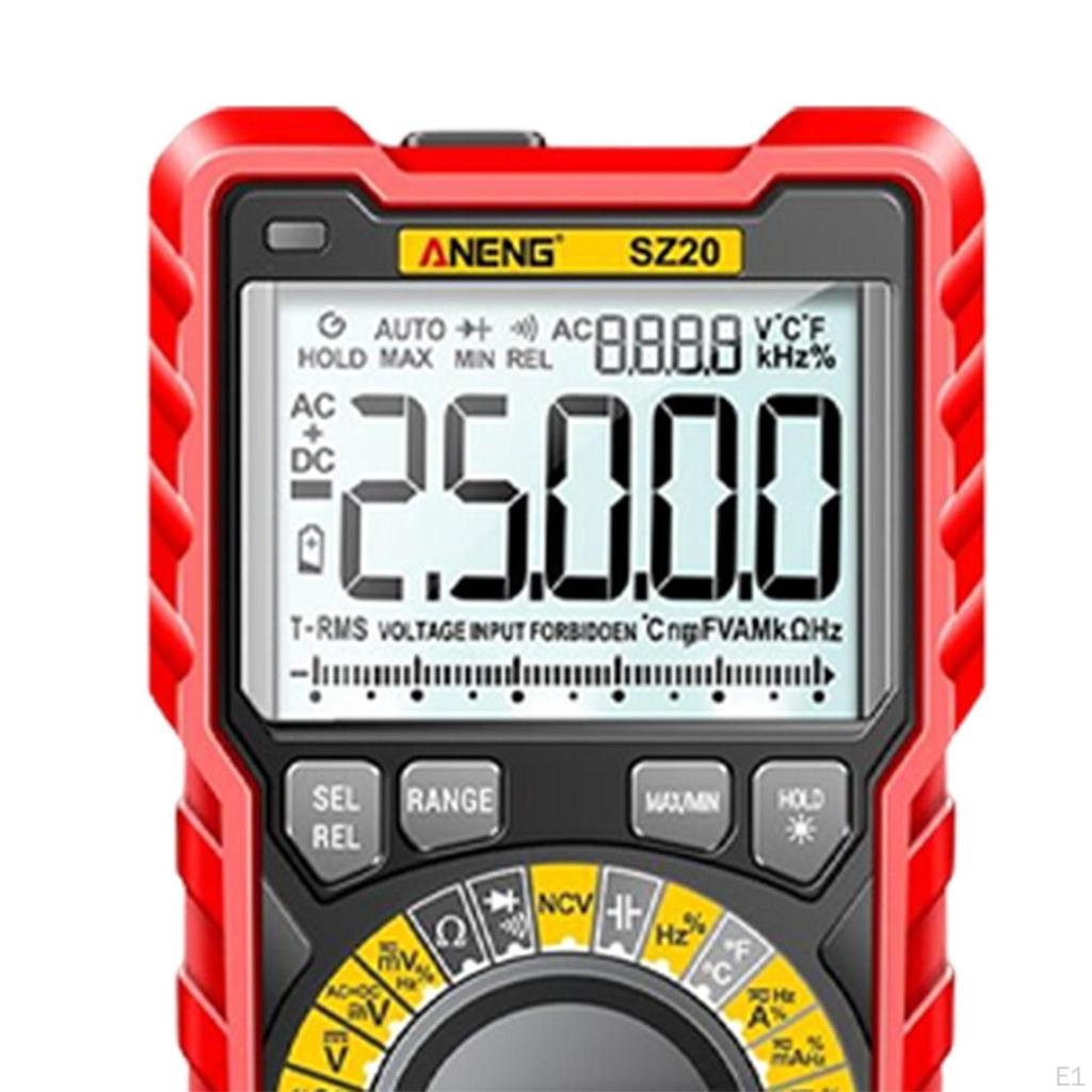Advanced Digital Multimeter with Bright LED Display for Electrician Repairs