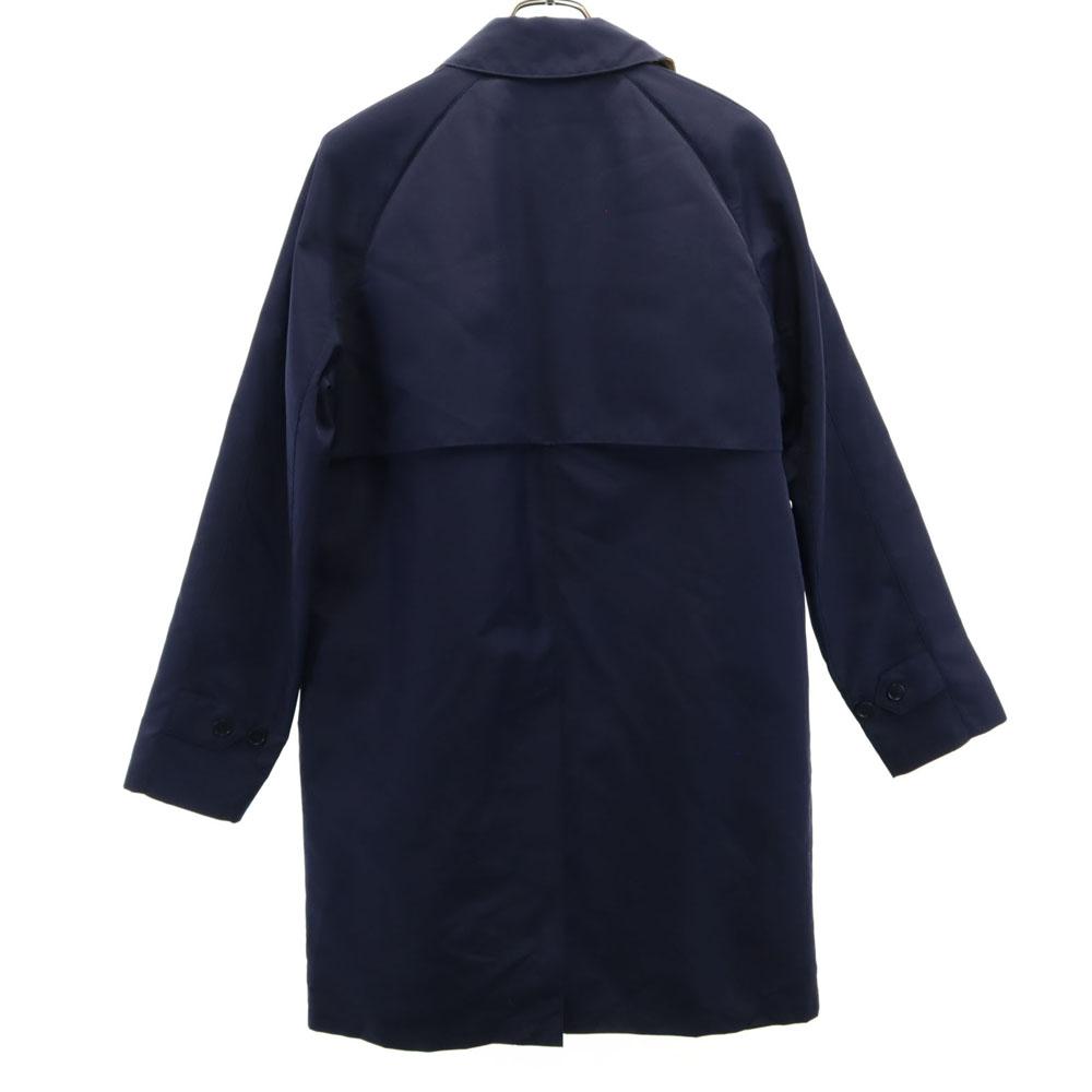 BURBERRY With liner Stainless collar coat 46 Navy Men's Used