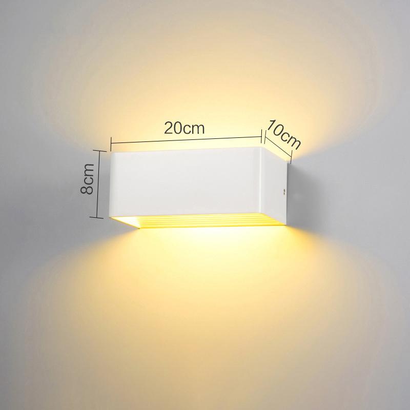 Outdoor Waterproof Wall Lamp Square Lamp Indoor Bedroom Living Room Wall Lights Outdoor Courtyard Porch Lamp Fixture lIGHTING