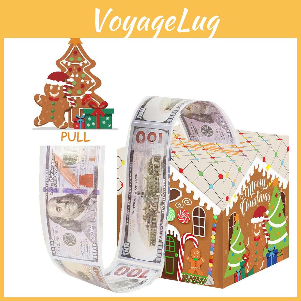 Holiday Gingerbread Man Money Storage Box With Christmas Party Atmosphere