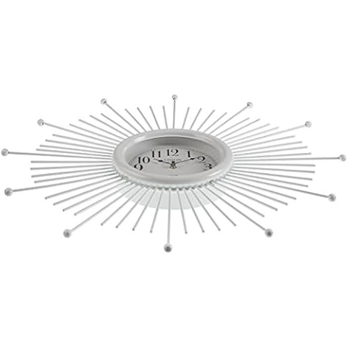 Horloge Murale - VERSA - Maputo - Silencieuse - Métal - 68 Cm