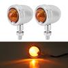 Yellow Light Motorcycle Turn Signal Turning Indicator Lamp Modification Accessory(Black)