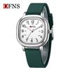 Oufanni Student Exam Watch: Silent Quartz Square Wristwatch with Night Light for Boys & Girls