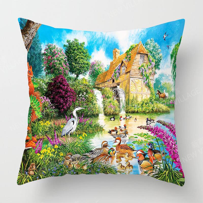 Home Living Room Decoration Cushion Covers Short Plush Throw Pillow Cover45*45 Pillowcase 40X40Cm 50X50 45X45
