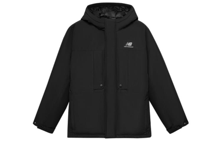 New Balance Down Jackets Men s Black Hooded Moderate Other AMJ23356-BK XL