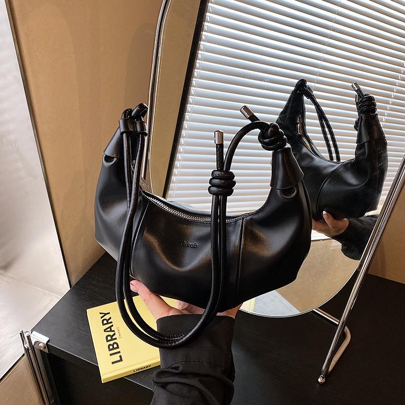 Modna damska wysokiej klasy wszechstronna torba pod pachę typu Croissant 2025