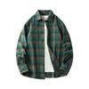 Autumn Fashion Simple Contrasting Color Men's Plaid Shirt, Korean Version of Trendy Casual Men's Long-sleeved Shirt