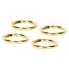 20Pcs Spring O Rings 1.61in Diameter 0.2in Thick Strong Copper Compact Spring Buckles for Keychain