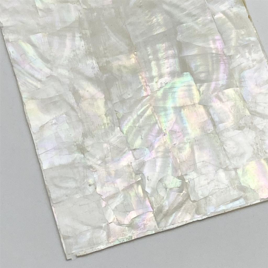 240 X 140 X 2.0 Mm Natural Freshwater Shells + Acrylic Sheets—DIY Craft and Musical Instrument Inlay Materials