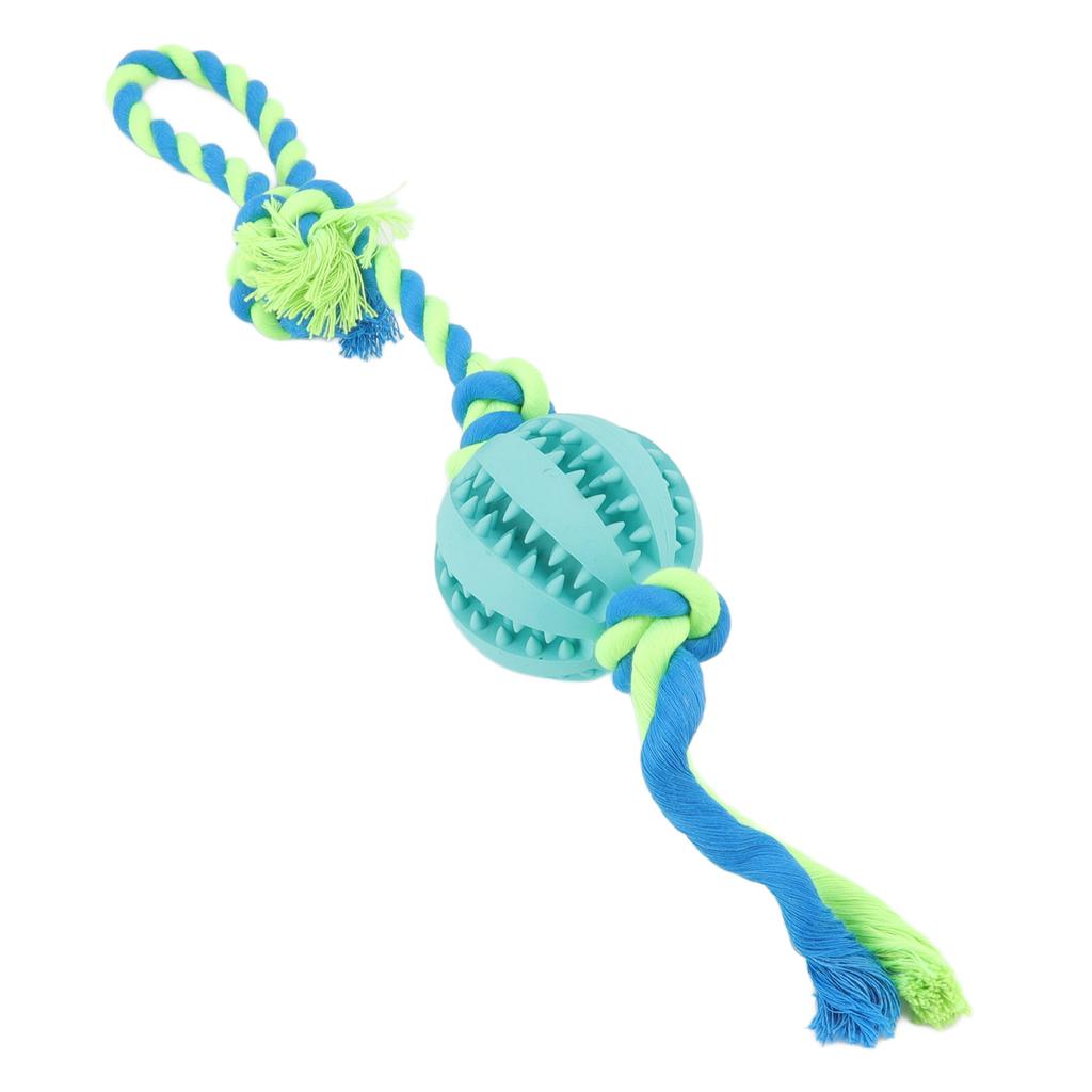 Dog Puzzle Teething Toy Bite Resistant Dog Training Treats Teething Rope Toy for Chewing Playing