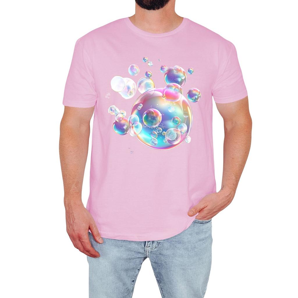 Colourful Bubble Art Mens T-Shirt Funny Graphic Nature Lover Birthday Gift