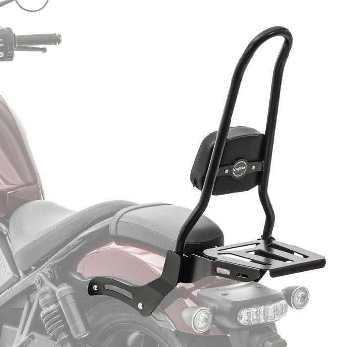 Sissy Bar XL3 pour Honda Rebel 1100 21-25 porte bagages noir