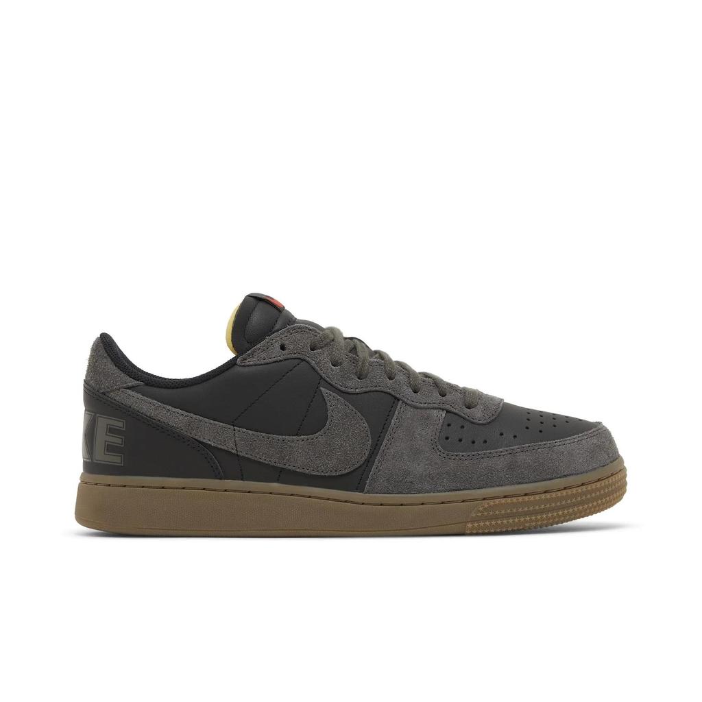Nike Terminator Low 'Medium Ash Gum' (Unisex) Black / Medium Ash / Gum Dark Brown Skate Shoes FV0396 001