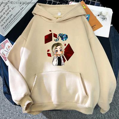 Alice In Borderland Grafik-Hoodie Niedliche Chishiya Sweatshirts Herren Cartoon-Druck Streetwear Damen Anime-Pullover