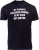 My Favorite Childhood Memory Is My Back Not Hurting | Funny Old Guy Tee Sarcastic Joke T-Shirt Sarcasm for Grandpa Men