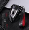 KAKTUS Carbon Fiber Car Key Case for BMW 18 Models 57 Series X1/X3 - Full Wrap Shell
