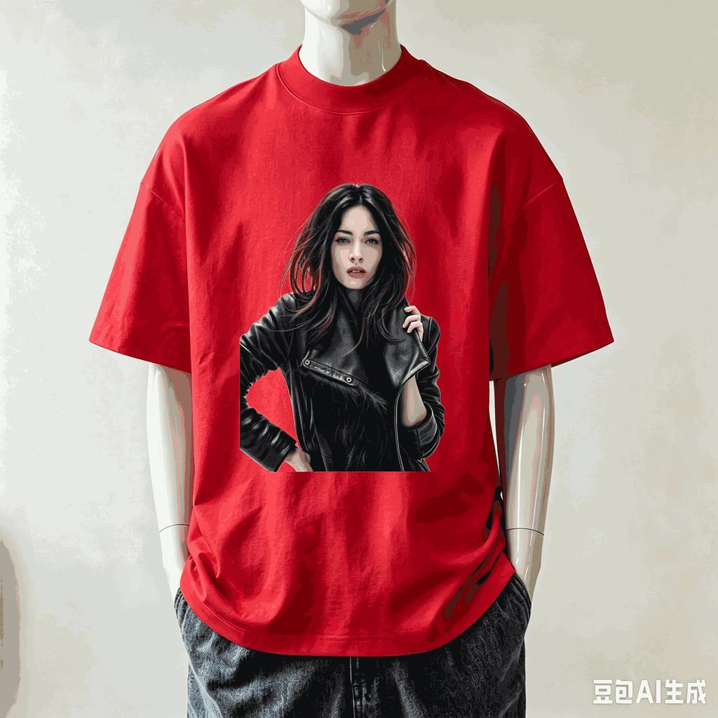 Megan Fox For Fan Gift Tshirt Unisex Unisex Harajuku Oversized Unisex Short Sleeve Streetwear High Quality Couples Soft Breathable