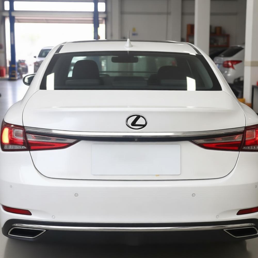 1 stk 120 mm Bilstyling Emblemer Frontgrill Logo For Lexus F SPORT Plug-in Hybrid ES UX 300e GS GX IS LS LX CT LBX NX RX 350h 450h