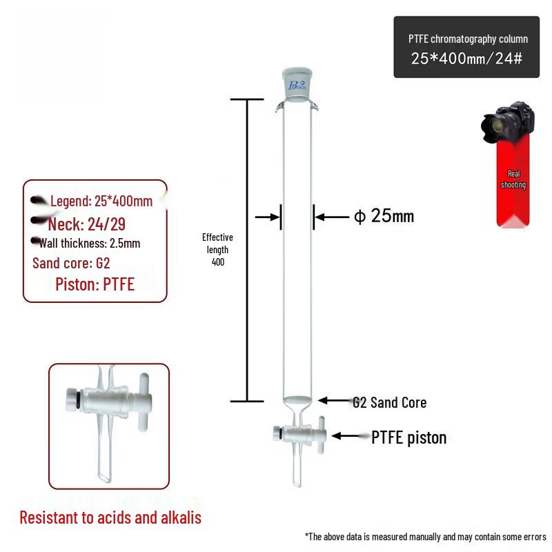 

Rongyu Lab Glass Chromatography Column with Fritted Disc