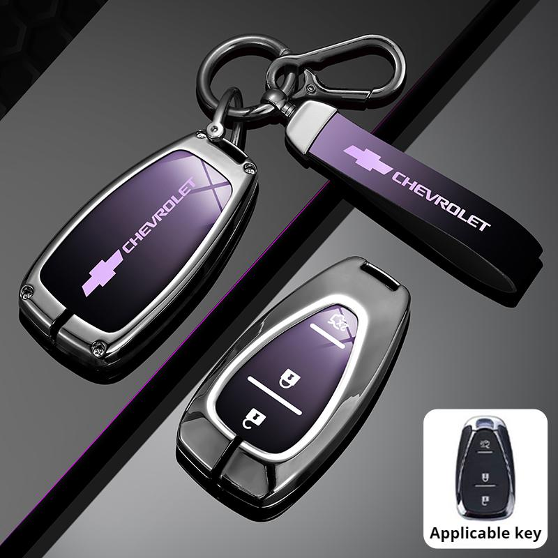 Zinc Alloy Car Flip Key Case Cover Shell Bag For Chevrolet Cruze Aveo Trax Sail Malibu Captiva Prism Spark Protector Accessories