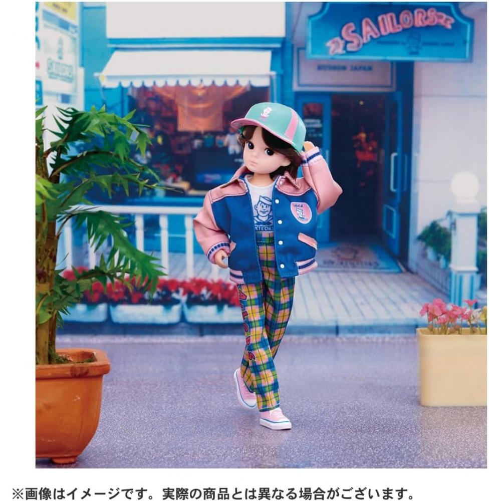 Takaratomy Licca Chan Doll Retro Licca Sailors Stajan Fashion Dress Up Toy 3+