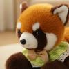 36/43cm Bauchlage Roter Panda Plüschtier Stofftier Realistisches Rotes Panda-Puppe Kinderspielzeug Weihnachts-Geburtstagsgeschenke für Jungen und Mädchen