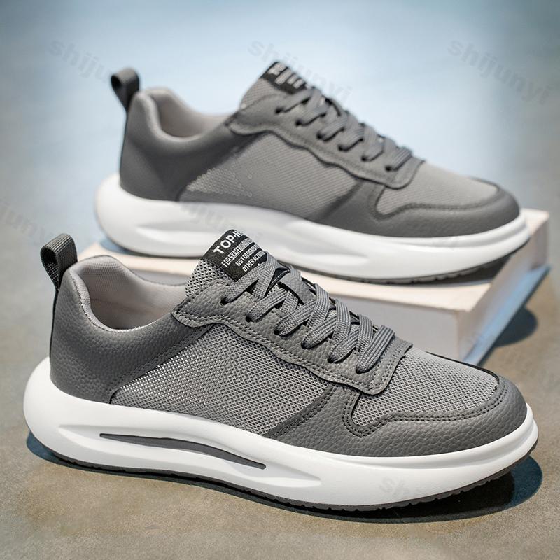 Fashion Men's Casual Sport Shoes 2025 Summer Breathable Mesh Versatile Fashion Trend Shoes Soft Sole Comfortable Low Top Chunky sneakers