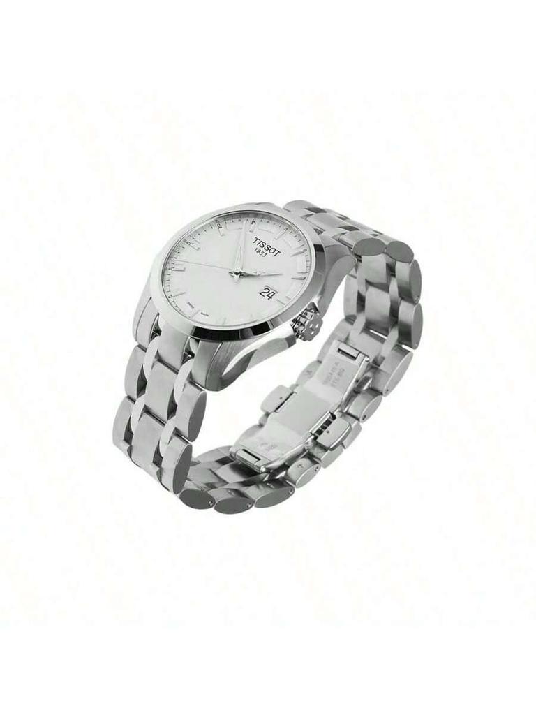 Tissot Men's Watch, Featuring Quartz Movement, 100m Water Resistance, and Stainless Steel Strap. Model: T035.410.11.031.00